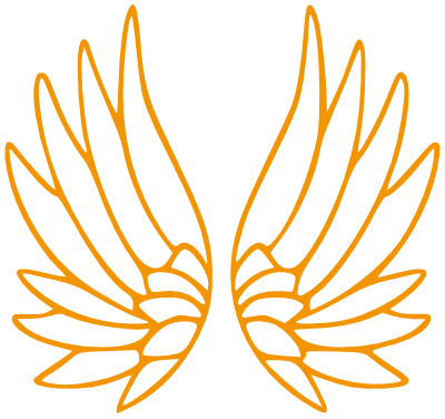CarolaHarter-Logo Engelsfluegel-orange-weiss
