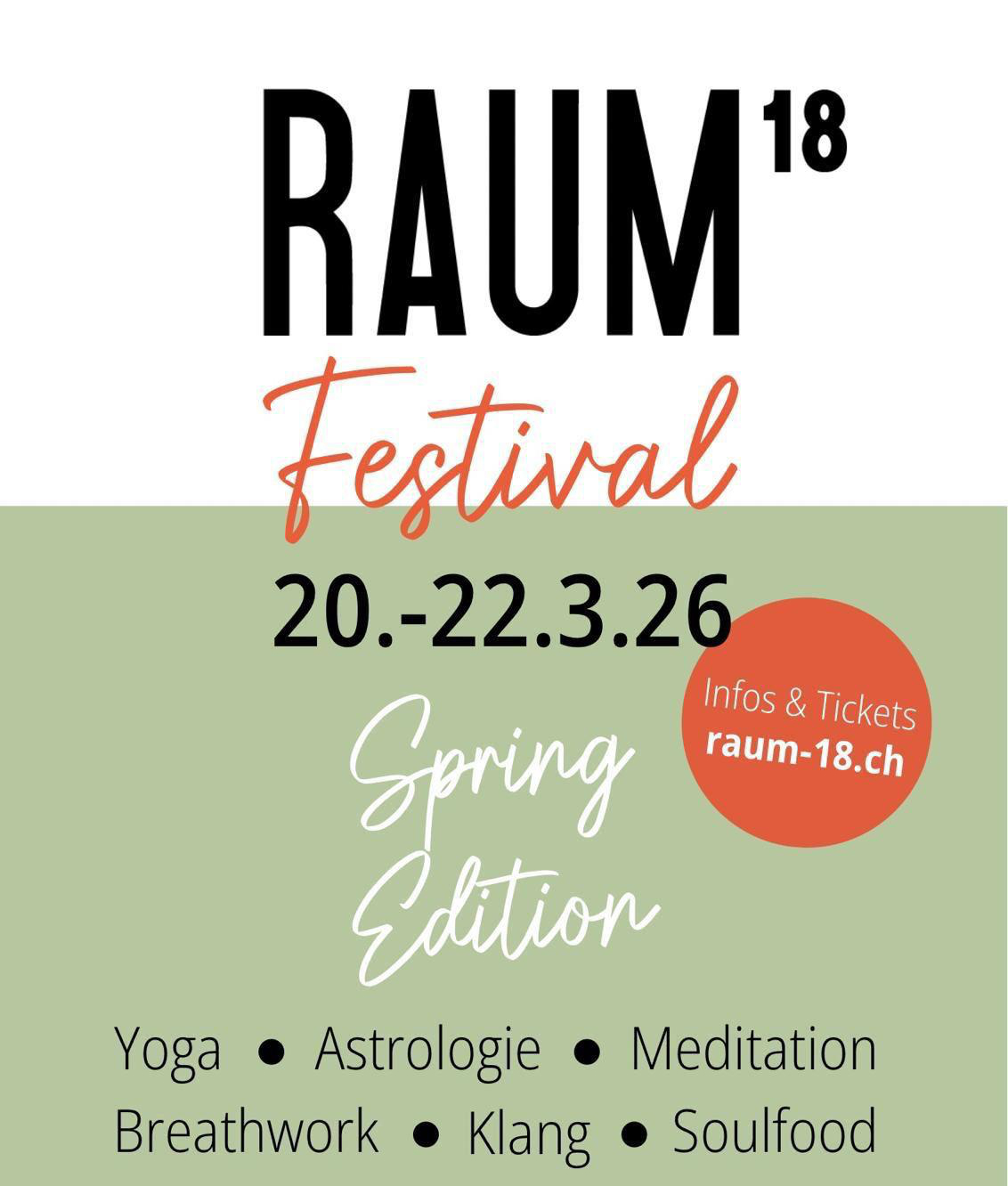 Carola Harter beim Raum-18 Spring Festival zur Tag- und Nachtgleiche 20.-22. März 2026 in Stein am Rhein